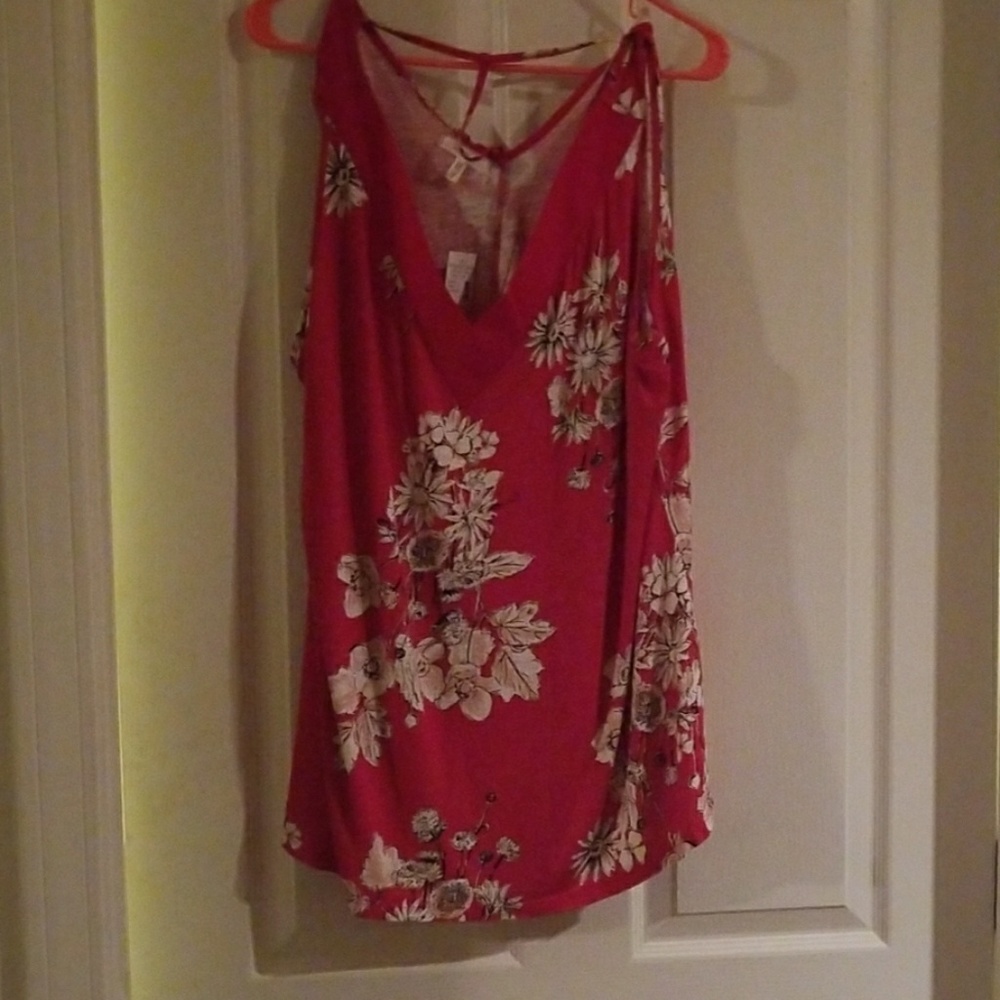Pink Floral Top